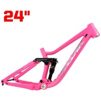 Pasak XC Soft Tail Full Shock Absorber Aluminum Alloy Mountain Bike Frame 24er teenager bicycle DH AM Mtb Boost 148mm Rear Wheel