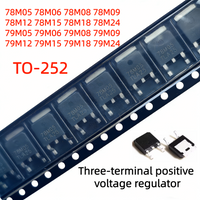 20/50pcs New Original 78M05 78M06 78M08 78M09 78M12 78M15 78M18 78M24 79M05 79M08 79M12 79M15 LM317 TO-252-3 voltage regulator