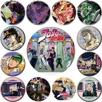 58mm Anime JoJo's Bizarre Adventure Stardust Crusaders Hermit Purple Cosplay COSTUME Badge Pin SPTE Tinplate Brooch Prop Gilf