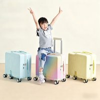 Trolley Bag Luggage Compartment Children's Ride-on Toy Password Box 20-inch Carry-on Bag Travel Compact and Lightweight