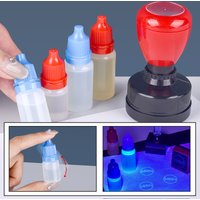 Photosensitive Flash Stamp UV Ink Invisible Anti-Counterfeiting Fluorescent Special Ink For Flash Stamp Self Inking Stamp