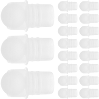50 Pcs 13 Tooth Transparent Glass Roller Ball Inserts Precision Bearing Balls Replacement Lip Gloss Perfume Bottle Accessories