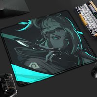 Valorants Game Character Mousepad XS HD Printing Computer Small Size Locking Edge Non-slip Table Pad 40x45cm Keyboard PC Carpet