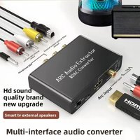HDMI ARC Audio Extractor DAC Converter Adapter Digital Optical SPDIF Coaxial to Analog 3.5mm L/R Stereo DAC HDMI Audio Converter