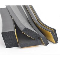 Selbstklebender Gummi-Schwamm-Dichtungsstreifen, Breite 10–30 mm, Dicke 2–20 mm, einseitig klebendes EVA-Schwarz, Hardware-Fenster- und Türband