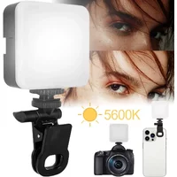 Pocket LED Selfie Light for IPhone Samsung IPad Mobile Phone Laptop Clip Ring Flash Fill Video Photo Ringlight Photography Lamp