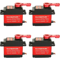 4PCS/lot Waterproof servo 20KG 25KG 30KG 35KG Large metal gear digital servo baja servo for 1/8 1/10 Scale RC Cars