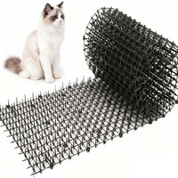 Anti cat Thorn Pad Cat Deterrent Mat With Spikes Plastic Cat Deterrent Spikes Security Fence Spikes Indoor Outdoor Roof Railing