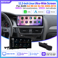 AUTOTOP – 12,3-calowy ekran dotykowy z funkcją CarPlay, przeznaczony do samochodów Audi A4 B8, A5, S4, S5 (roczniki 2009–2016), kompatybilny z systemami MMI2G Audi Concert Symphony, MMI3G Audi