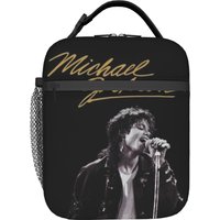 Insulated Lunch Bags Singer Michael Jacksons MJ Tour 2026 Merch Food Box INS Trendy Thermal Cooler Lunch Box For School