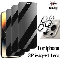 iPhone 16 17 18 15 14 pro szkło hartowane prywatności dla iphone 15 14 13 12 11 pro max iphone14 iphone13 iphone16 iphone 16 pro szklo hartowane glass anti spy screen protector akcesoria screen