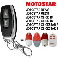 2-KANÄLE FERNBEDIENUNGSKOPIE 100% KOMPATIBEL MIT MOTOSTAR, CLICKSTAR, RE532, RE534, CLIK 4M, 4C, FÜR AUTOMATIKTORE, GARAGEN, ALARME