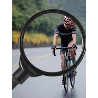 AliExpress NONE Silicone Handle Bike Handlebar Rearview Mirror Adjustable Flexible 360 Degree Rotation Rearview Mirror Black Bike Mirrors Bike