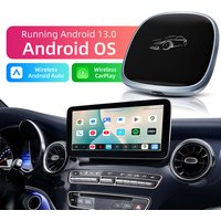 New CarPlay Ai Box Android 13 4GB 64GB QCM6115 8-Core Wireless Android Auto Support Netflix IPTV 4G LTE TV For VW Audi Kia Fiat