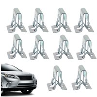10pcs Metal Retainer Clip Universal Car Dashboards DVD Panel Interior Trim Plate Fixed Clip Buckle Auto Fasteners