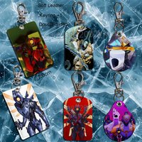 Robot V1 Gabriel game ULTRAKILL Card Holder Keychain Key Ring Door Lock Access Protective Case For Security Gift