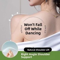 Invisible Silicone Shoulder Pads for Women's Suit Straight Angle Shoulder Anti Slip Unisex Universal Foam Pad Shoulder Cushion