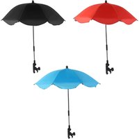 Stroller Umbrella Sport Chair Parasols with Adjustable Clamp Sun Protection Waterproof for Garden Backyard Camping Vocation