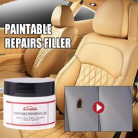 60ml Car Home Leather Filler Repair Cream Leather Filling Paste Refurbishing Crack Tears, Filler Leather Holes Burns Restor