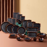 Japanese Melamine Dinner Plate Restaurant Commercial Seasoning Plates Not Easily Broken Barbecue Plate Cold Dish Snack Dish