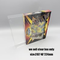 Transparent storage case PET box for PTCG: SS4.5 Shining Fates Collection Pikachu V Box display protection box