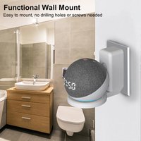Wall Mount Holder For Amazon Alexa Echo Dot 4 5 3rd Generation Speaker Bracket Space Saving With Cord Management Stand