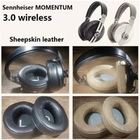 Upgraded Ear pads for Sennheiser MOMENTUM 3.0 Wireless Headphones Genuine Sheepskin Leather /Velvet Ear covers plastic buckle