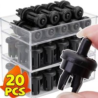 20-2pcs Car Boot Partition Fastener Trunk Parcel Shelf String Clip Lanyard Retainer Expansion Buckle Push Pin Rivet Auto Parts
