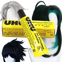 UHU 35ml All Purpose Glue Wig Install Adhesive Clear Strong Bond Lace Wig Toupee Hair Extension Fix Glue Cosplay Wig Styling