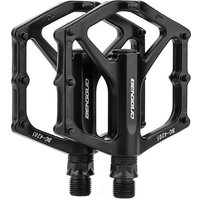 AliExpress NONE 1 Pair Bearing Bike Flat Pedals Ultralight Aluminum Stable Platform Road Pedals, for Gravel Cycling Parts with Anti Slip Pins