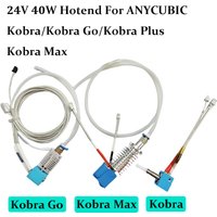 24V 40W Kobra Hotend Druckkopf 3D Drucker Teile Hot End Patrone Heizung Für ANYCUBIC Kobra Gehen Kobra max Plus J-kopf Hotend