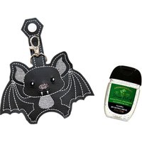 Bat Hand Sanitizer Holder, Sanitizer Case, Halloween Accessory, Lanyard Accessory, Teacher Appreciation Gift