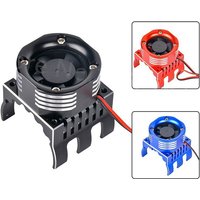 1/8 1/10 Scale RC Model Car Aluminum Alloy Heatsink Heat Sink 42mm 4274 ESC Motor Mount Cooling Fan With Colorful LED Light
