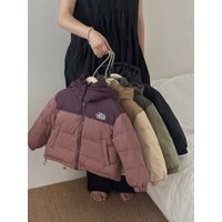 3-14 Years Boys' Winter Thickened Cotton-padded Jacket, Children Winter Wear Down Thickened Cotton-padded Jackets To Keep Warm