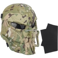 Tactical Full Face Masks Halloween Masquerade Cosplay Head Wearing Mask War Game Equipment Hunting Airsoft Paintball Masks