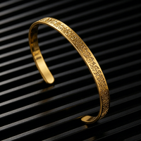 New Fashion Titanium Steel Bangle For Men 3 Color Options Unfading Casual Versatile Wrist Accessories Boyfriend Bracelet Jewelry