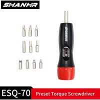 AliExpress SHANHR 10-70 In-lb Preset Screwdriver with 10Bits,1/4” Drive Wrench Screwdriver Set for Maintenance,Bike Repairing