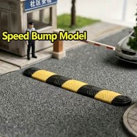 5pcs/10pcs Miniature Speed Bump Model Road Scenery Plastic Toys for Diy Model Making/Micro Landscape/Decoration/Dioramas Supply