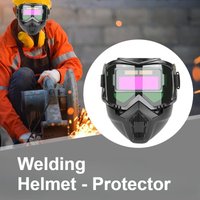 Welding Helmet Auto Darkening Breathable Welding Protector Welder Face Protector Soldering Protective Hood for Polishing 2026New