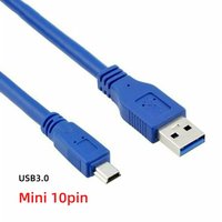 Best quality 5Gbps USB 3.0 A male to Mini 10pin B Extension Cable for Tablet PC Phone Camera HUB HDD Connector