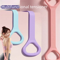 8-shaped Fitness Resistance Band Elastic Non-slip Durable Yoga Pilates Stretching Home Gym Workout Exercise Training Band LLD09
