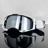 Najnowsze gogle motocyklowe z soczewkami HD, wiatroodporne okulary sportowe do motocrossu, maska męska MTB ATV, okulary przeciwsłoneczne UV400 do jazdy na rowerze, wyścigów i off-roadowych.