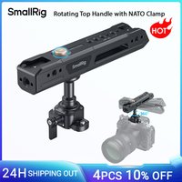 SmallRig Rotating Top Handle with NATO Clamp Lightweight NATO Top Handle for Camera Cage One-Key Rotation 360° Handgrip for Sony