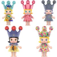 POP MART ROYAL MOLLY 400% Series Snow White Water Lily Manman Flower Falls Princess Harry Potter Rabbit Wave Trendy toy ornament