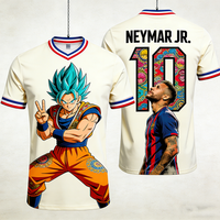 Summer Soccer 2026 Dragon Ball Special Edition Soccer T-shirt No. 10 Soccer Jersey for Fans Special Jersey Short Sleeve