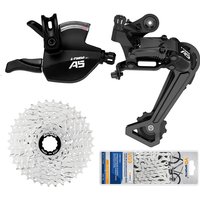 AliExpress LTWOO A5 1X9 Speed MTB Bike Derailleur Groupset Compatible SHIMANO BANBOK 32T 36T Cassette Flywheel VG Chains Bicycle Parts