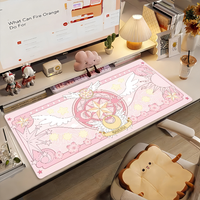 Comic Cardcaptor Sakura Mouse Pad Non-slip Rubber Gamer Balance Computer Mat Decoracion Deskmat Laptop Office Large