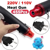 New Heat Gun/Shrink Tube 220/110V DIY Tool Hot Power Tool Mini 300W Welding Temperature Process Blower with Support Seat Shrink