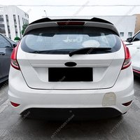 Tail Wing For Ford Fiesta MK7 2008 2009 2010 2011 2012 2013 2014 2015 2016 2017 Hatchback Car Rear Spoiler Splitter Kits Tuning