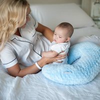 1pc Ultra-Soft Nursing Pillow Cover, U-Shaped Full Wrap for Breastfeeding & Sitting